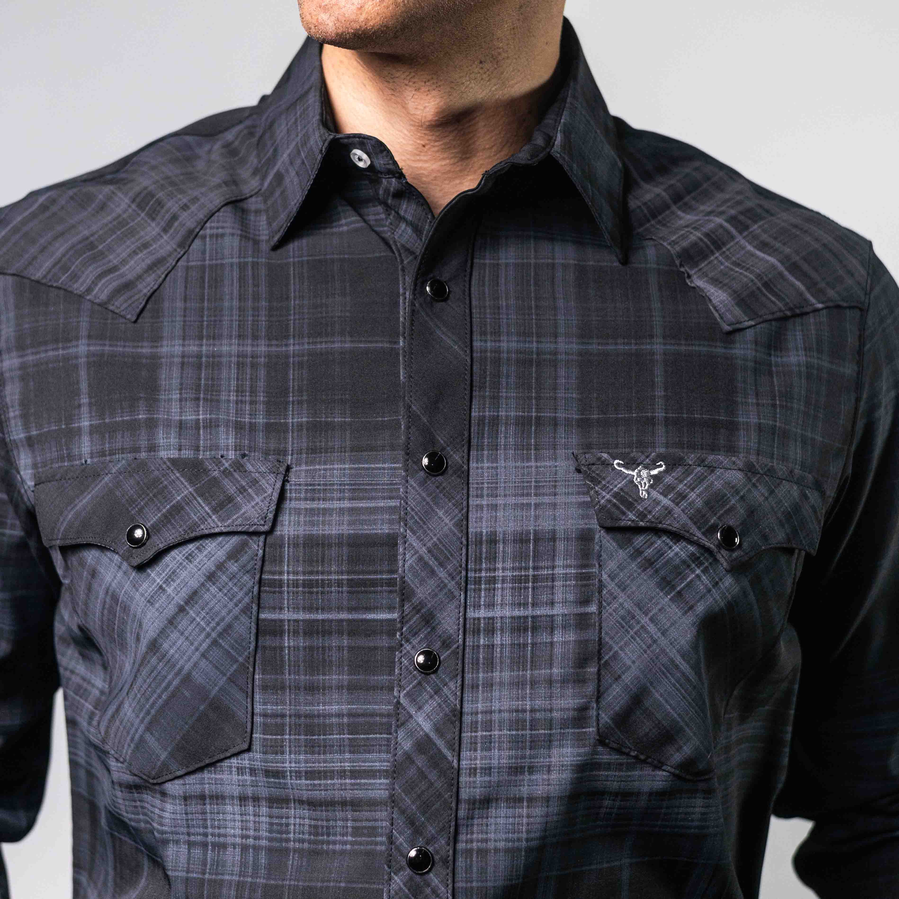 CAMISA CACTUS CUA NEGRO/GRIS XLS