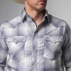 CAMISA CACTUS CUA GRIS/BLANCO XLS