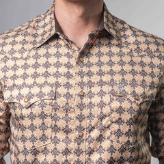 CAMISA CACTUS EST BEIGE /CAFÉ