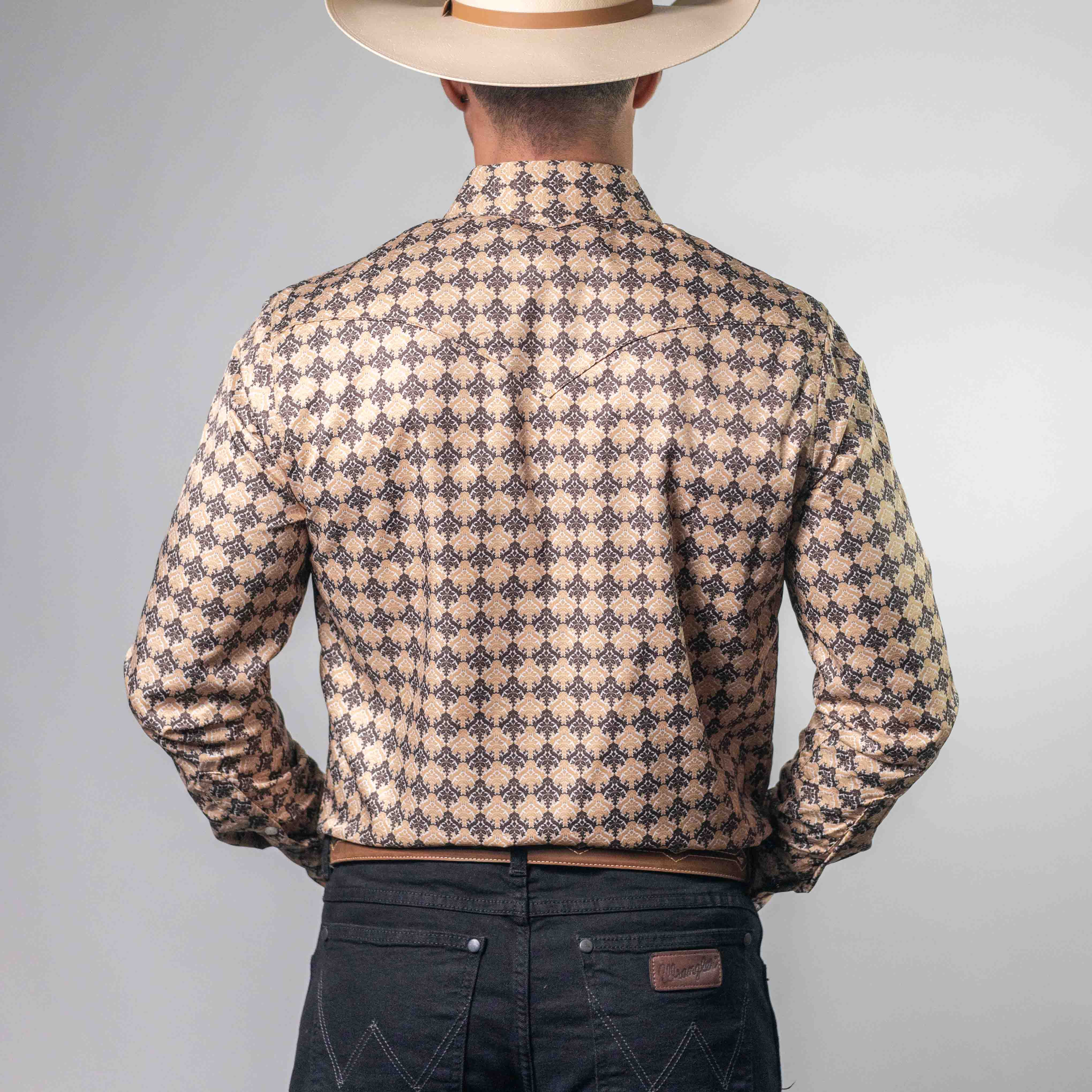 CAMISA CACTUS EST BEIGE /CAFÉ XLS