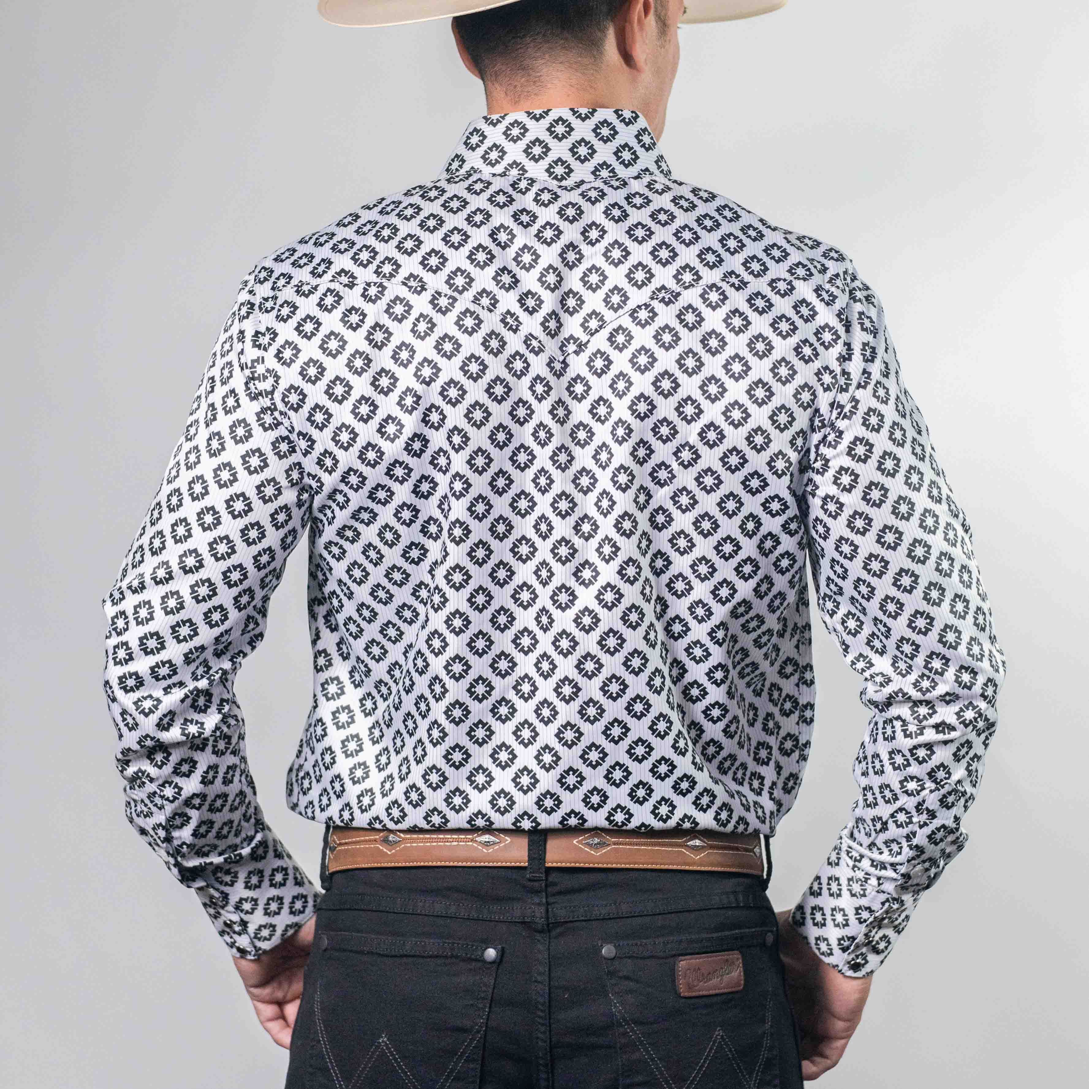 CAMISA CACTUS EST BLANCO/NEGRO