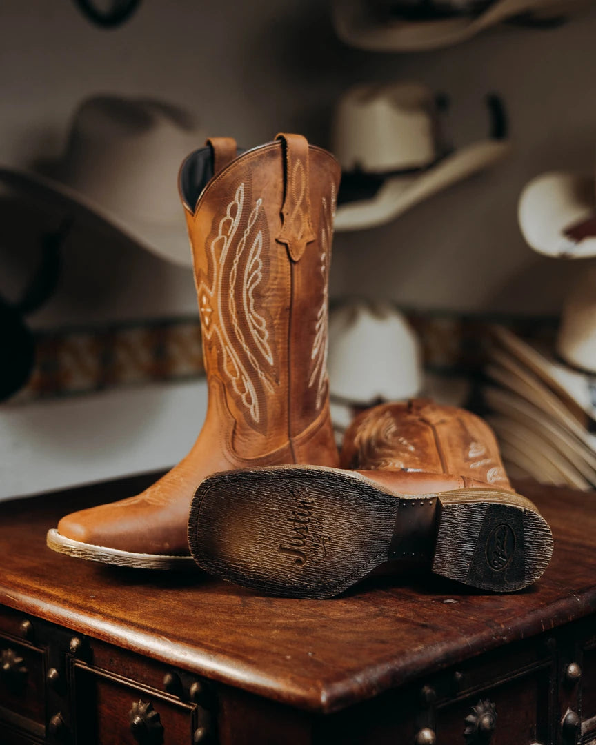 Bota Justin Crazy Cobre 006