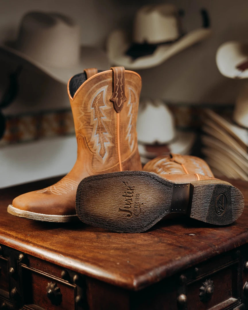 Bota Justin Crazy Tab Miel 007