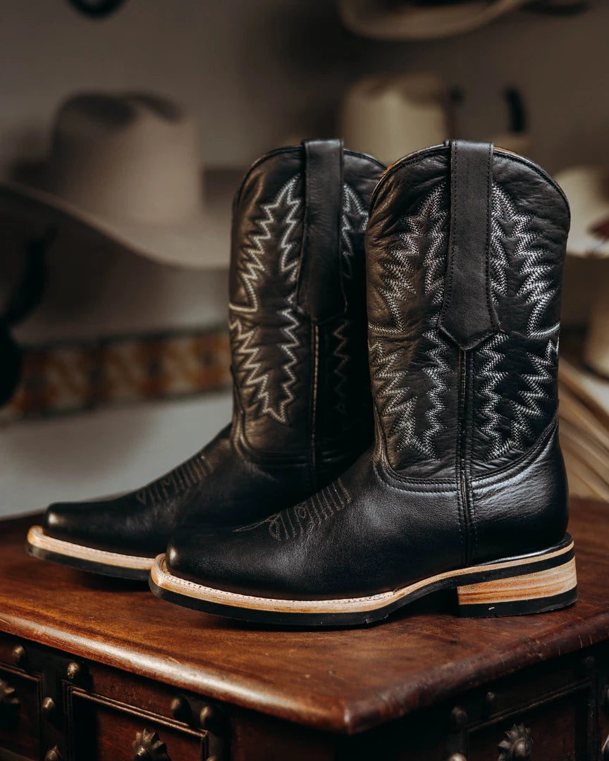 Bota Tejano Grisly Negro 058