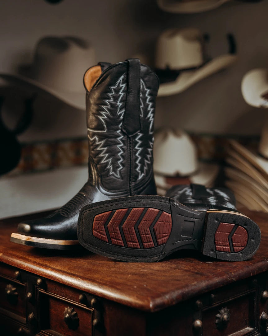 Bota Tejano Grisly Negro 058