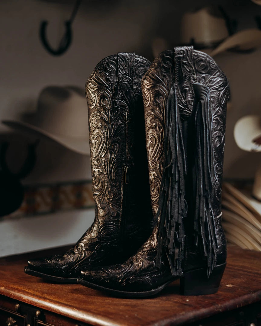 Bota Golden G Ruanda Cincel Negro 113