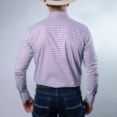 CAMISA MONTERO EST BCO/ROJO/GR