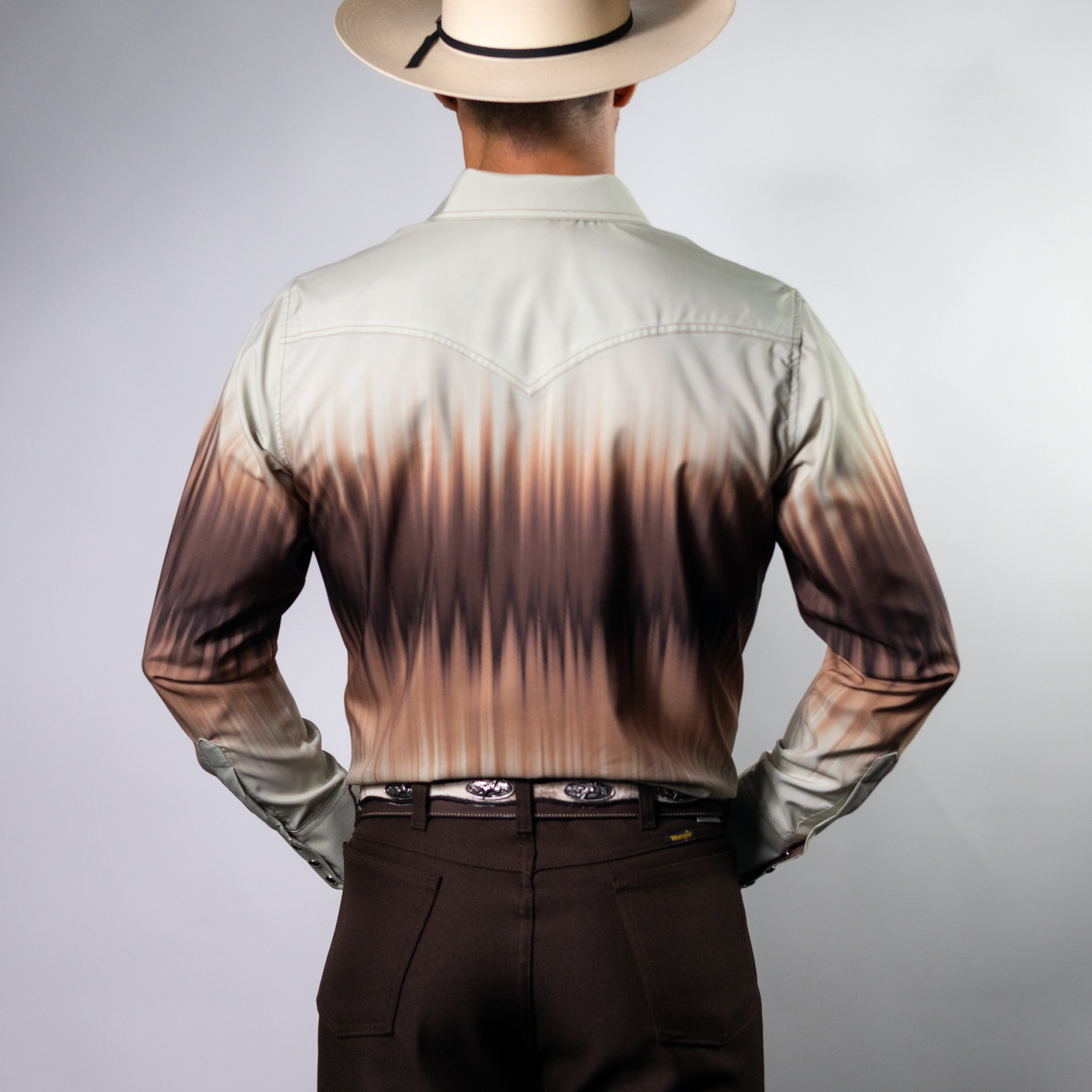 CAMISA BOCHI EST DEGRADADA BEIGE/CF