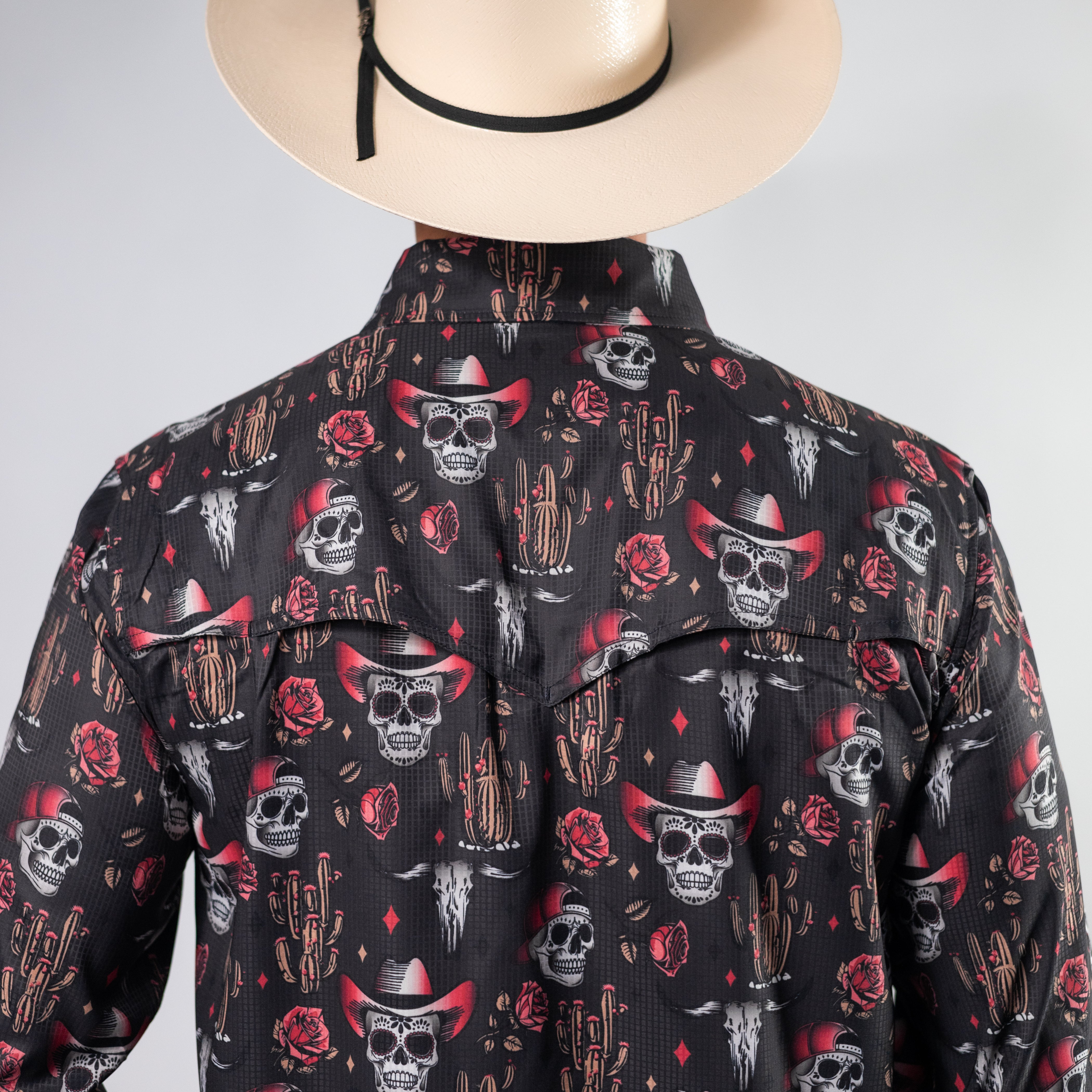 CAMISA ROCK&ROLL PERFORMANCE EST SKULL NG