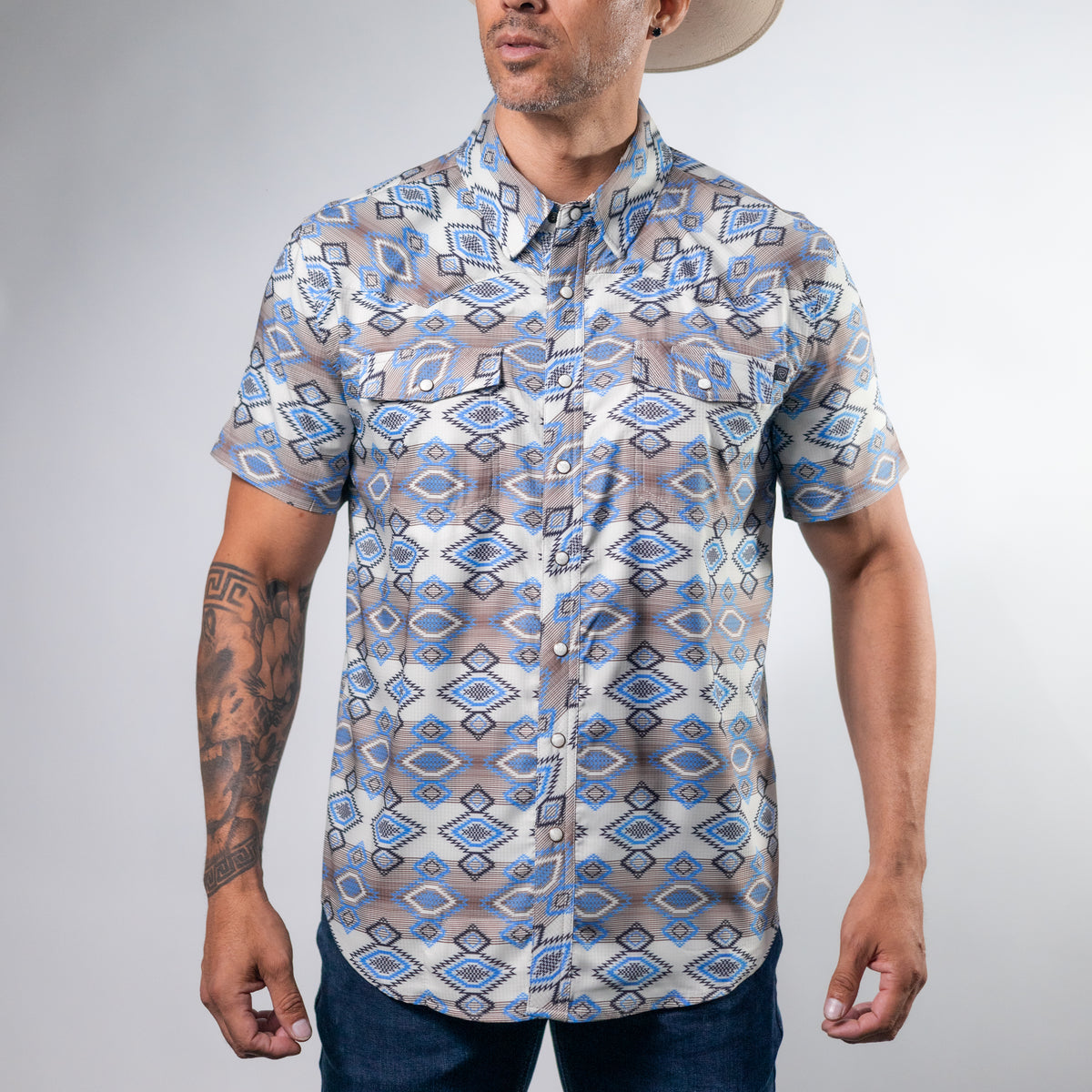 CAMISA ROCK&ROLL MC PERFORMANCE EST AZTEC