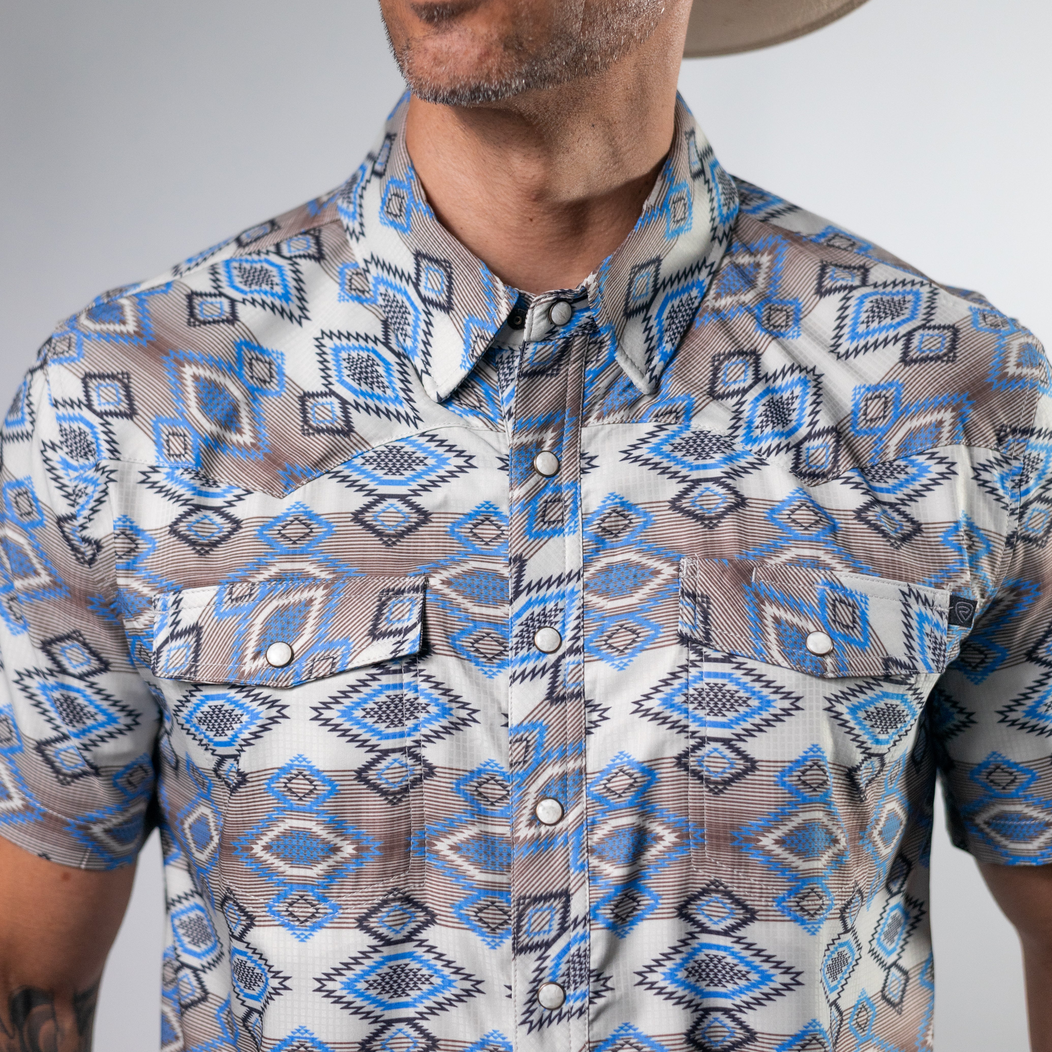CAMISA ROCK&ROLL MC PERFORMANCE EST AZTEC