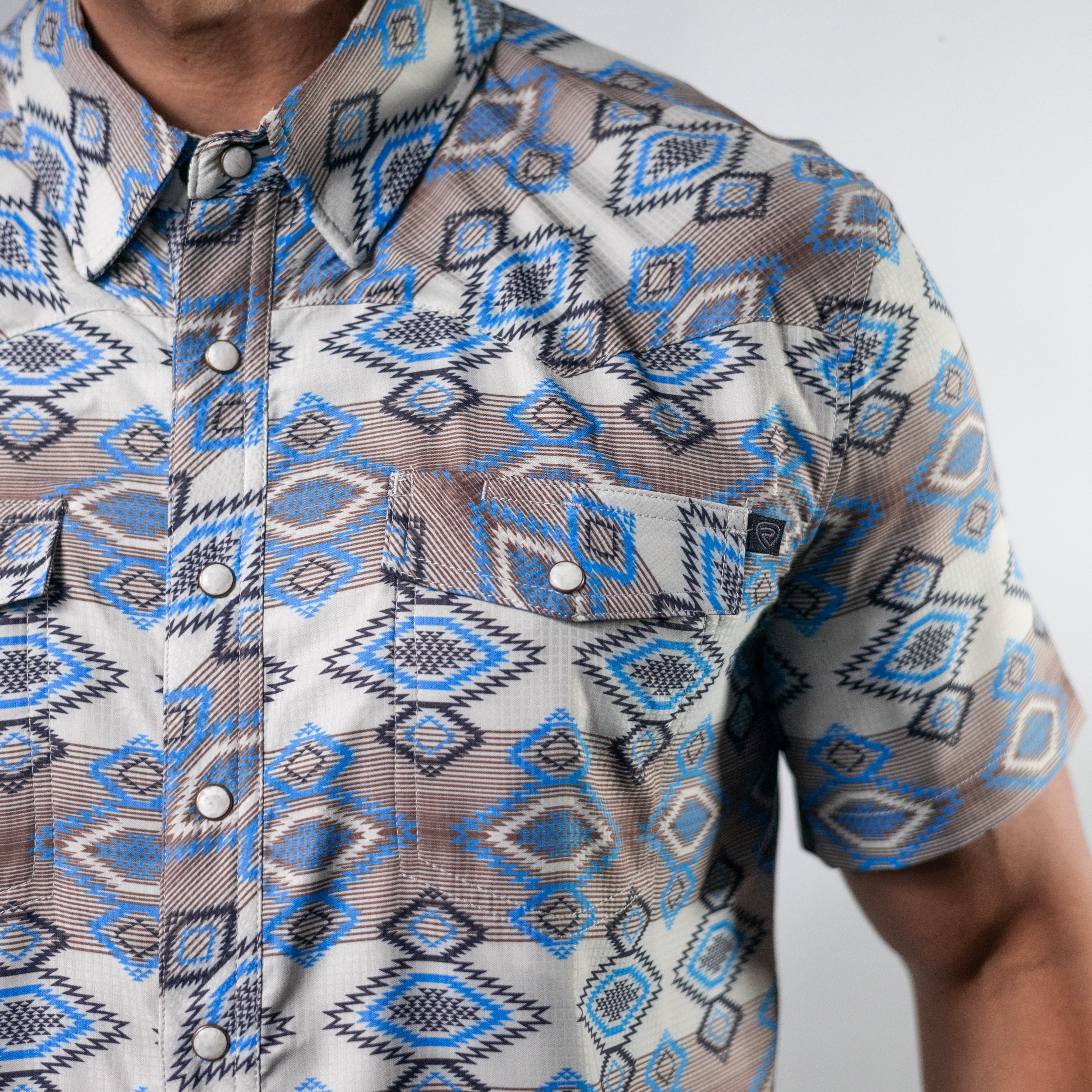 CAMISA ROCK&ROLL MC PERFORMANCE EST AZTEC