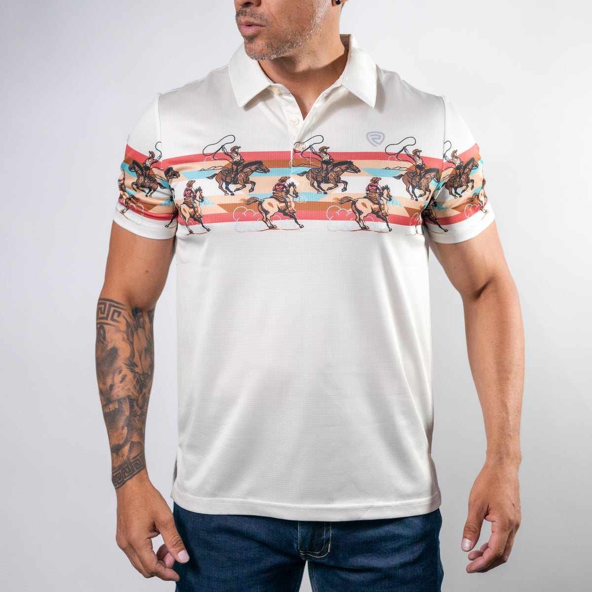ROCK&ROLL POLO EST JINETE NATURAL