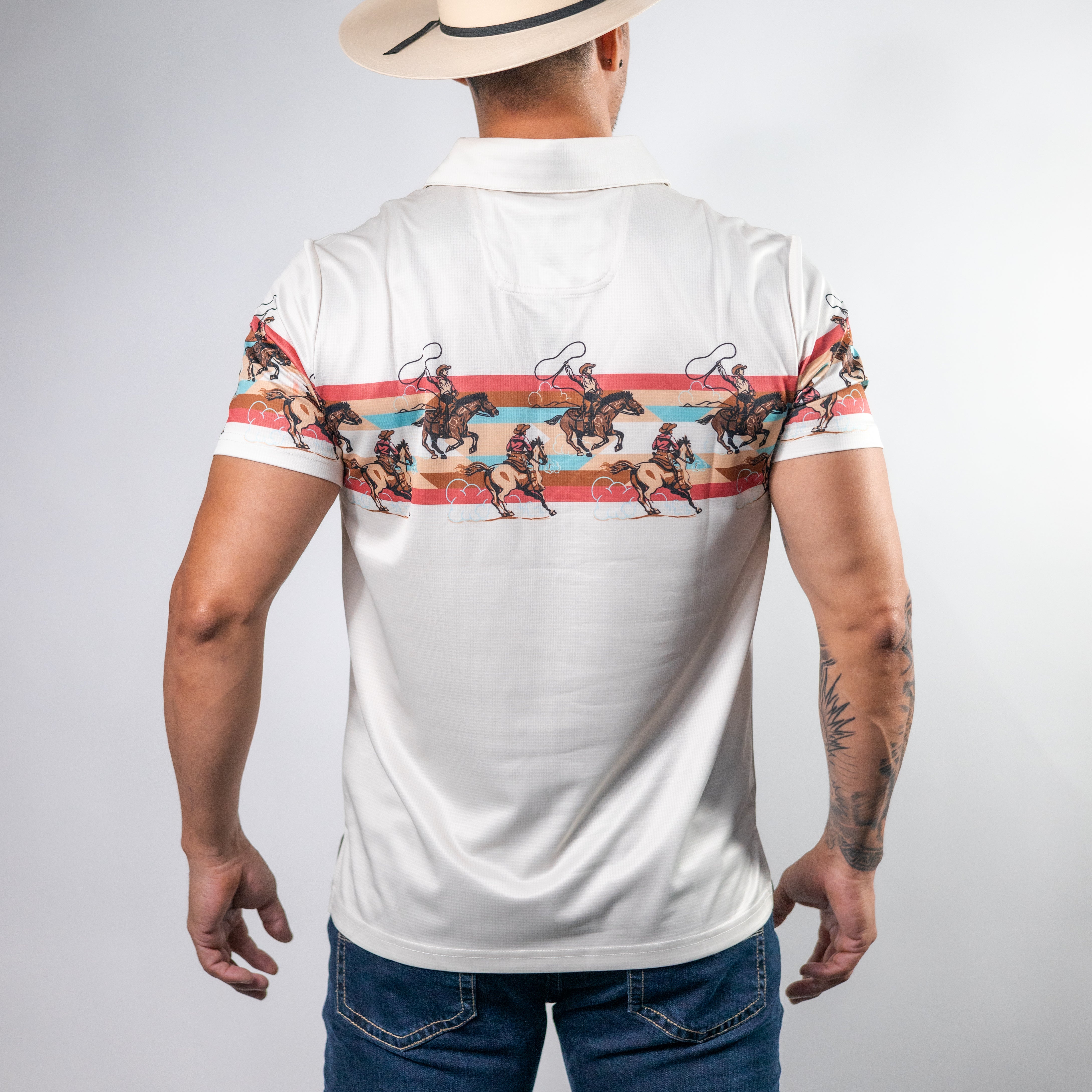 ROCK&ROLL POLO EST JINETE NATURAL