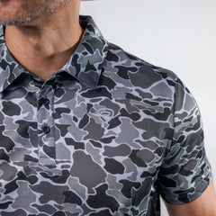 ROCK&ROLL POLO EST CAMU CHARCOAL