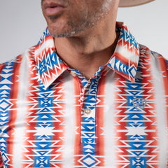Camisa Polo Rock&Roll Estampada Aztec Multicolor