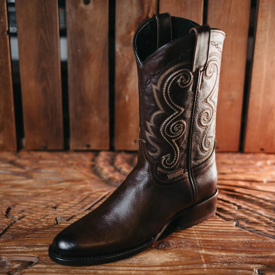Bota Tejano Style Borares Café 045
