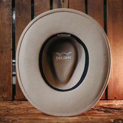 Sombrero Deldhy Texana Lana Beige 012