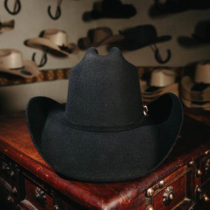 Sombrero Tombstone Texana El Viejon 20* Lana Negra 083