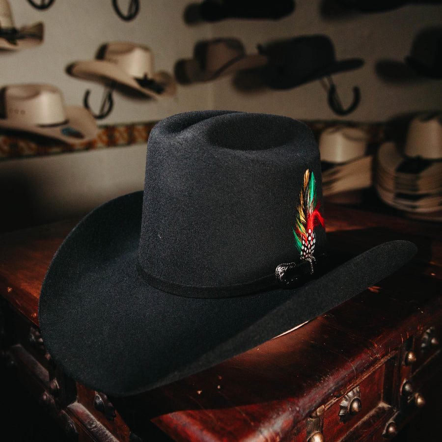 Sombrero Tombstone Texana El Viejon 20* Lana Negra 083