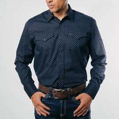 Camisa 1800 West Est Azul 007