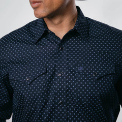 Camisa 1800 West Est Azul 007