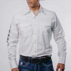 Camisa Stetson Logo Blanca 103