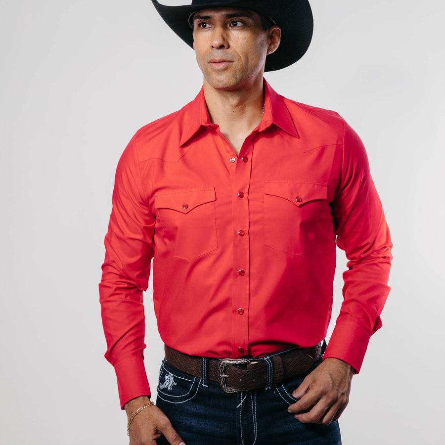 Camisa Custer Lisa Alaska Roja 002