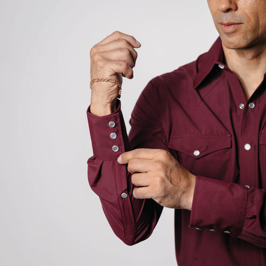 Camisa Custer Lisa Alaska Vino 007