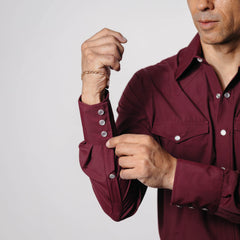 Camisa Custer Lisa Alaska Vino 007