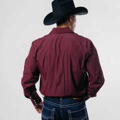 Camisa Custer Lisa Alaska Vino 007