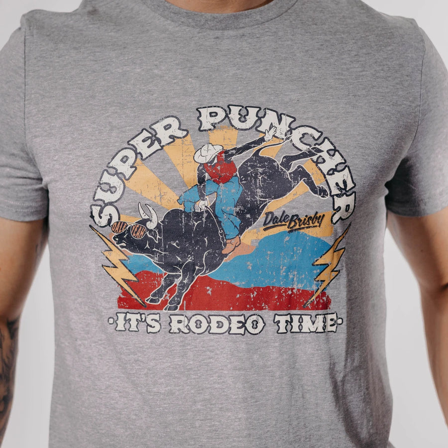 Playera Rock&Roll Super Puncher Gris 028