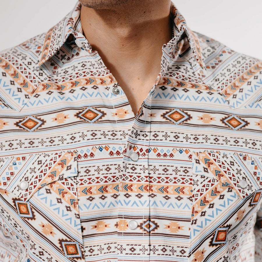 Camisa Panhandle Estampada Navajo Arena 032