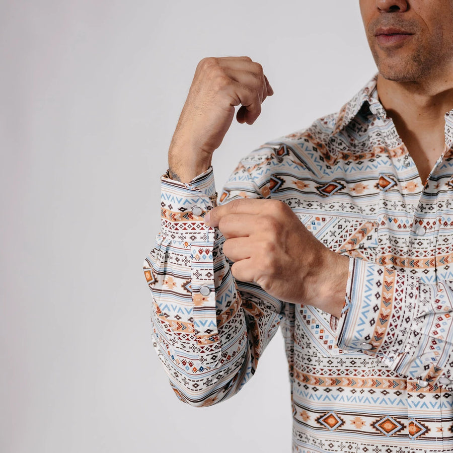 Camisa Panhandle Estampada Navajo Arena 032