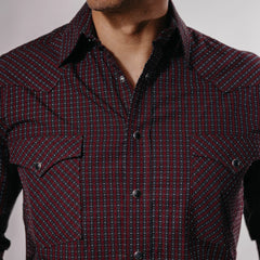 Camisa Panhandle Cua Classic Vino 033