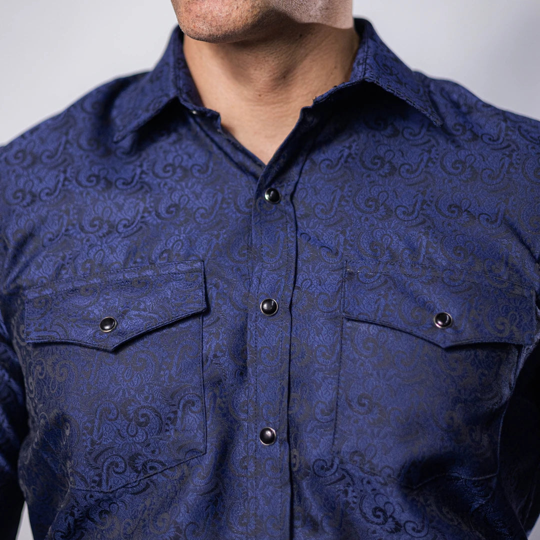Camisa Custer Est Boston Azul 015