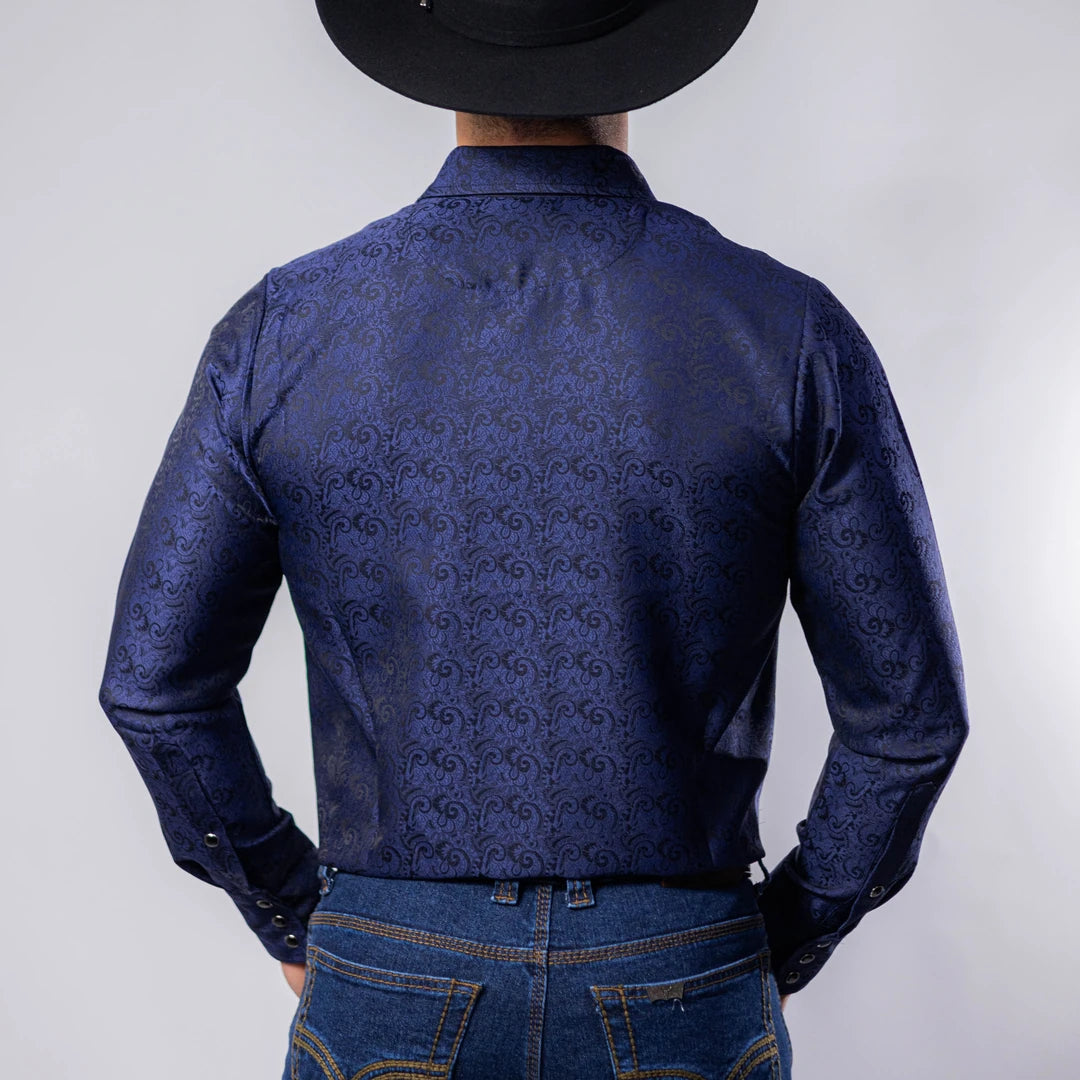 Camisa Custer Est Boston Azul 015