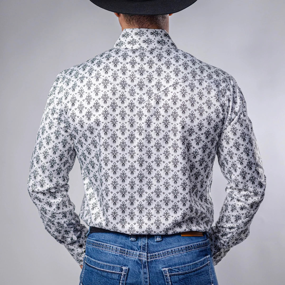 Camisa Cactus Est Blanco/Negro 147