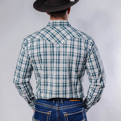 Camisa Hannover Cuadros Verde/Blanco 376