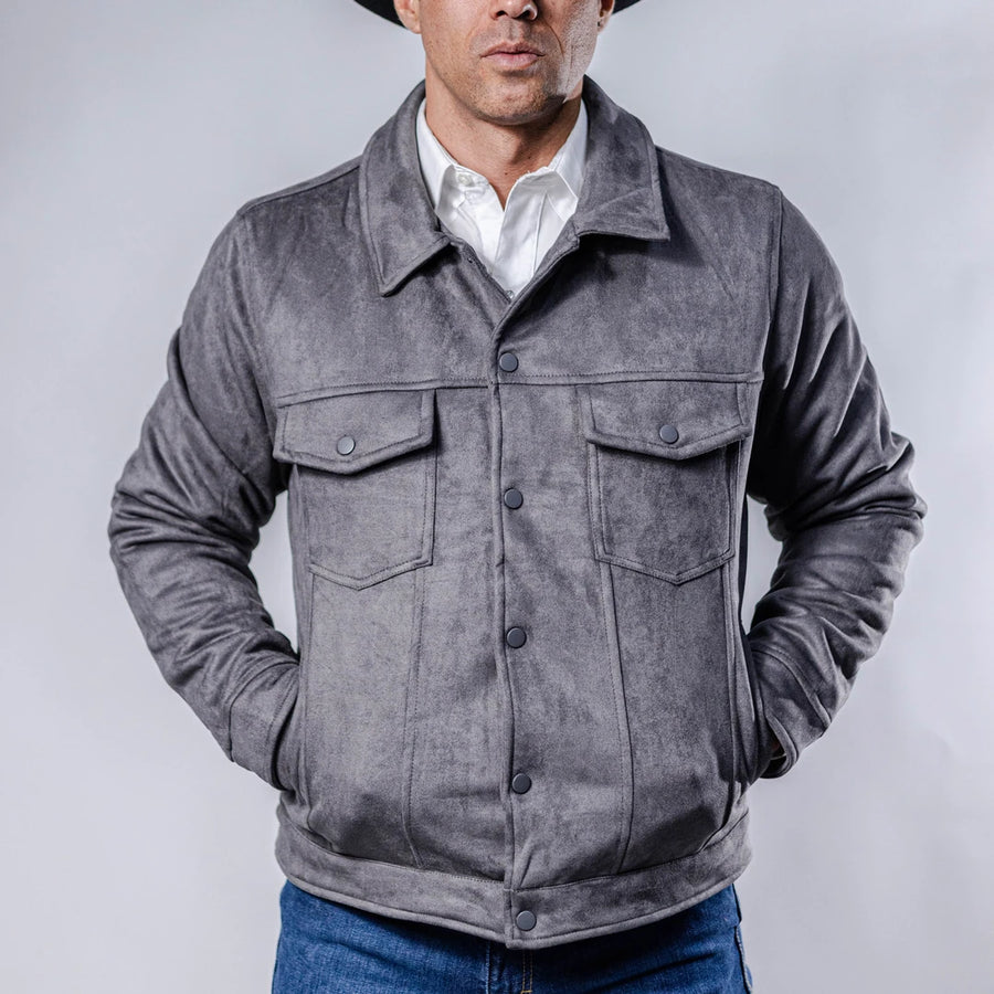 Chamarra Polo Retro Doron Grey 009
