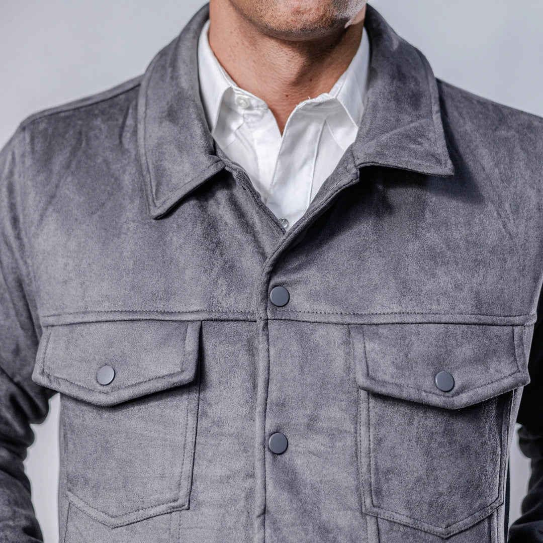 Chamarra Polo Retro Doron Grey 009