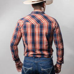 Camisa Montero Western Cua Rojo/Negro 031