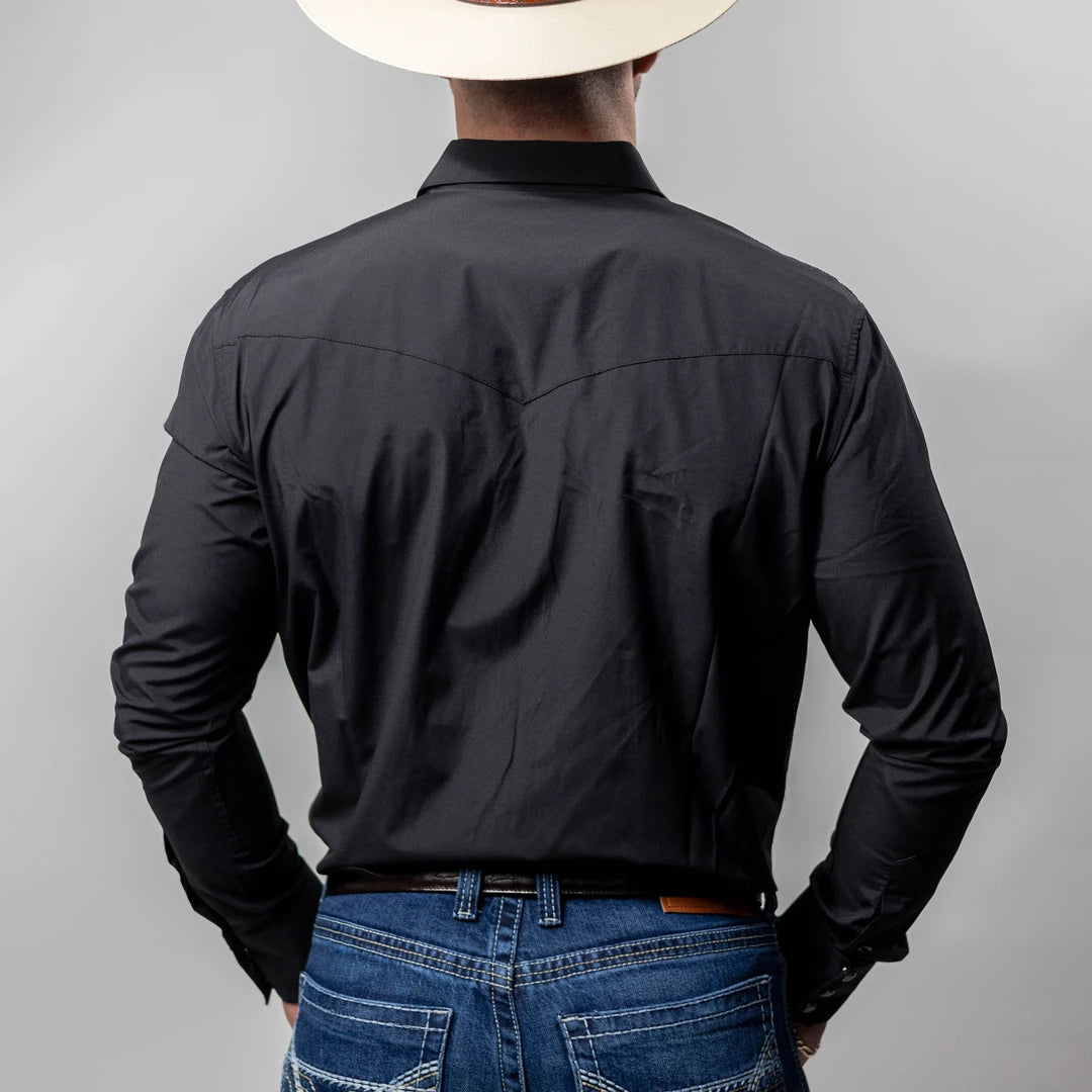 Camisa Montero Western Lisa Negra 029