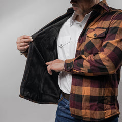 Camisola Montero Western Cuadros Choco/Negro 027