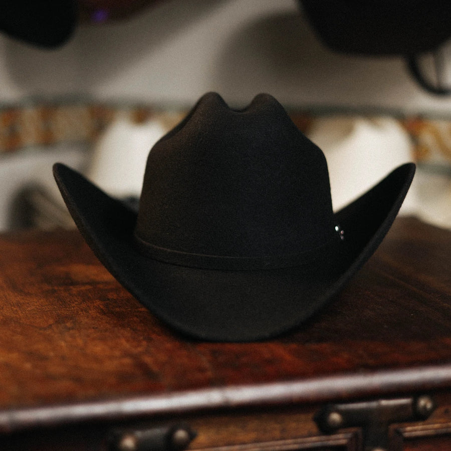 Sombrero West Point 8X Negro Milano 076
