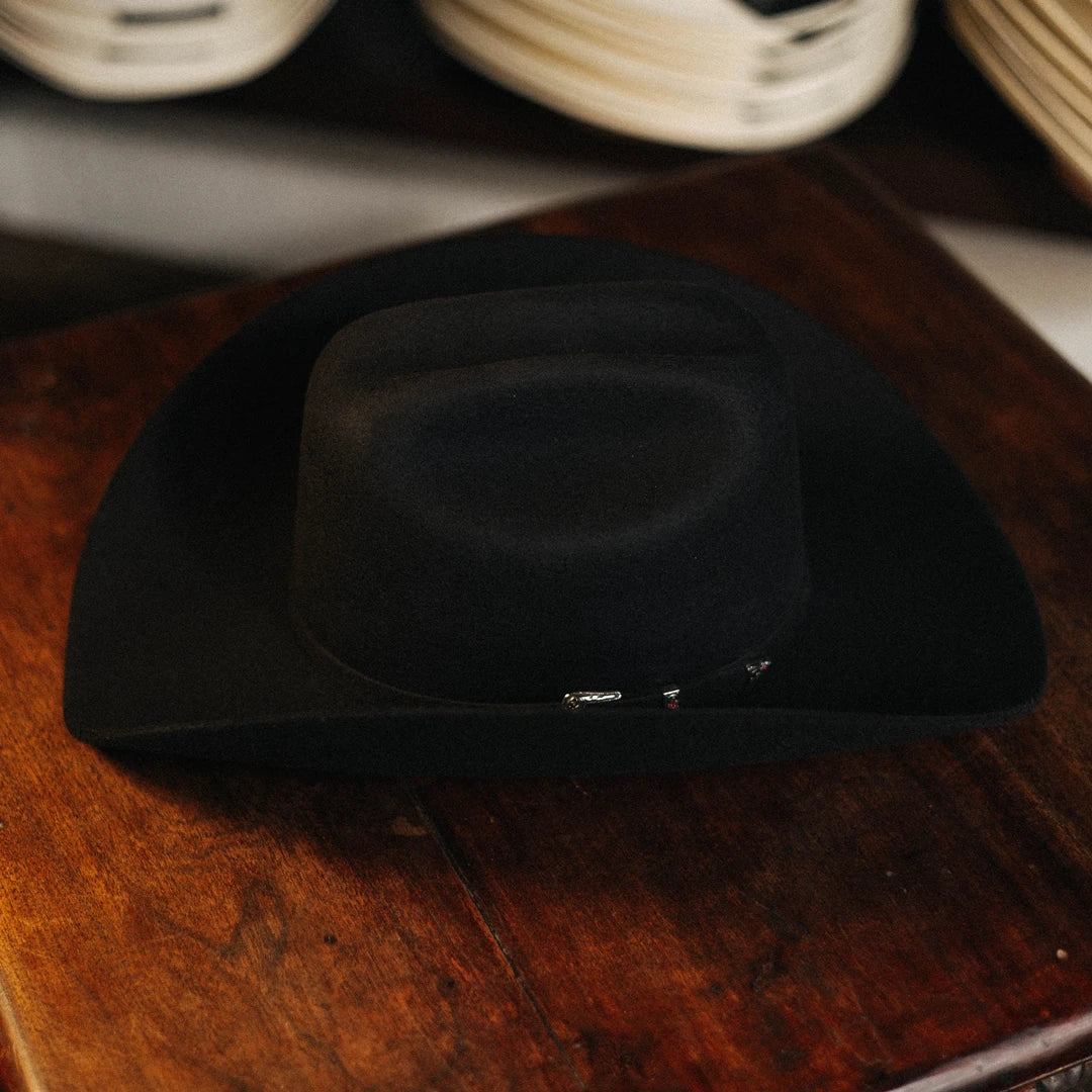 Sombrero West Point 8X Negro Milano 076
