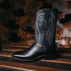 Bota Tejano Style Cavalier Zamna Negro 040