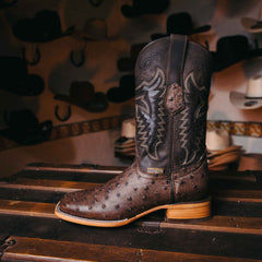 Bota Tejano Style Print Ave Moka Rustico 039