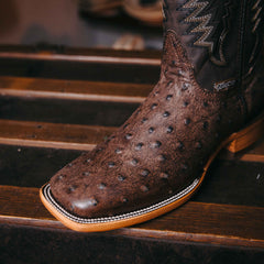 Bota Tejano Style Print Ave Moka Rustico 039