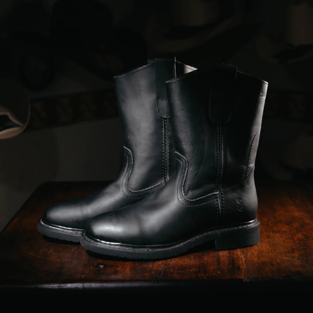 Botas Condor Work Roper Negro Graso 003